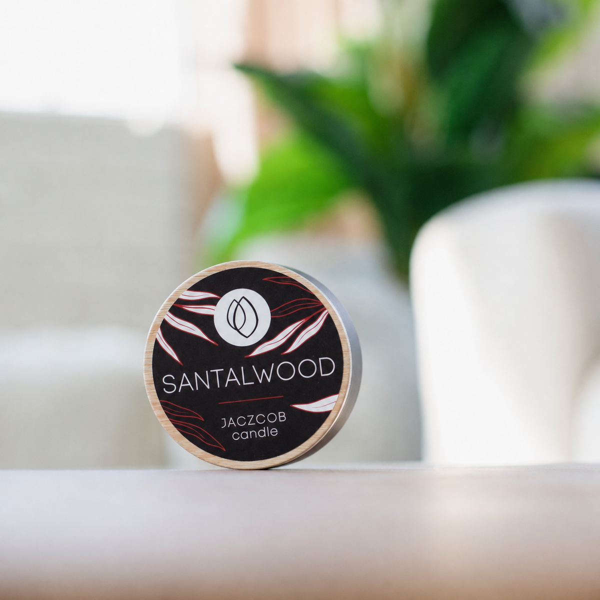 Prémiová vonná svíčka – Santalwood [140g]