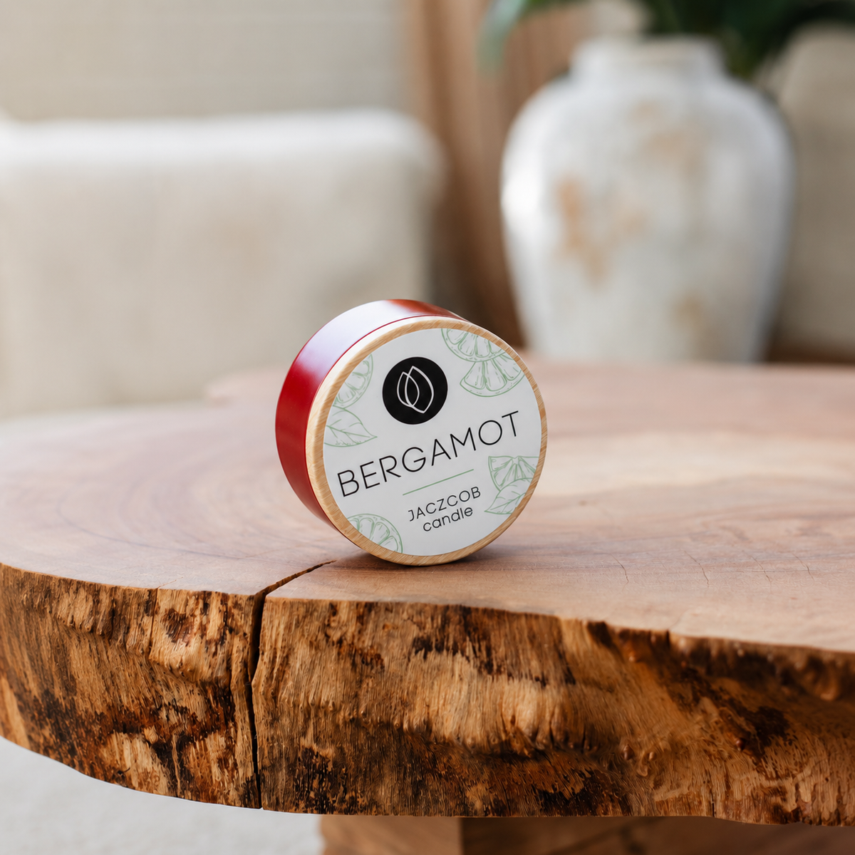 Prémiová vonná svíčka – Bergamot [140g]